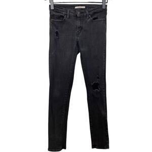 Levi’s Black 711 Skinny Jeans size 27